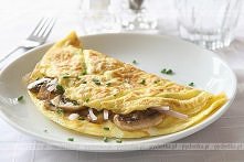 Omlet z szynką i pieczarkam...