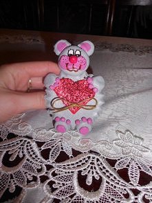 Misiek  z masy solnej:)