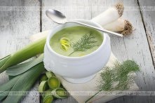 Zupa ziemniaczano porowa z sezamem