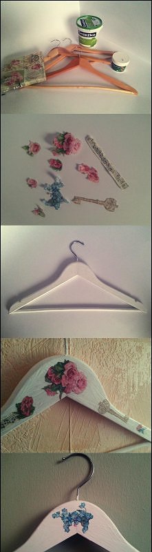 Vintage wieszak metodą deco...