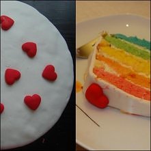 Tęczowy tort <3