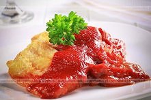 Okoń w pomidorowym sosie