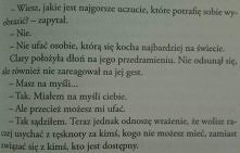"Wiesz jakie jest najgorsze uczucie, ktore potrafie sobie wyobrazic? (...) Nie ufac osobie, ktora sie kocha najbardziej na swiecie" Zdjecie zrobione przed chwila apare...
