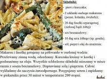 zapiekanka makaronowa z fasolką szparagową