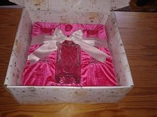 Prezent Ślubny (karton i wnętrze wykonane samodzielnie)