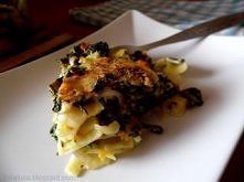 pyszne łazanki ze szpinakiem;]