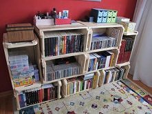 pomysł na półeczkę z książkami