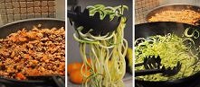 spaghetti z cukinii