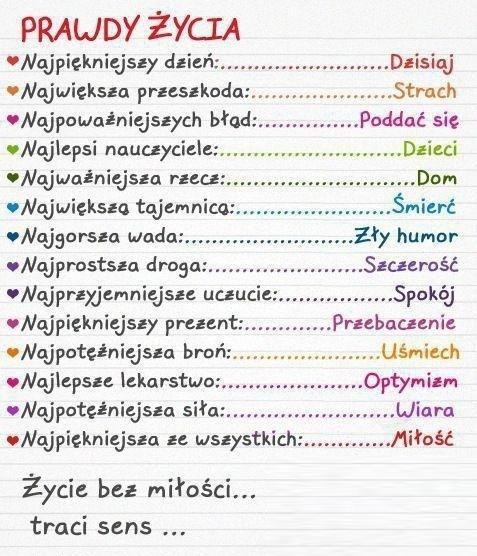 prawdy życia