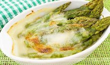 Pieczone szparagi z parmezanem