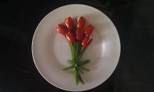 Tulipanowa przekaska :)