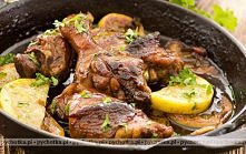 Duszony kurczak cytrynowy