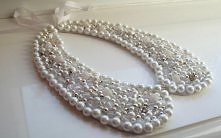 ręcznie wykonany kołnierzyk...