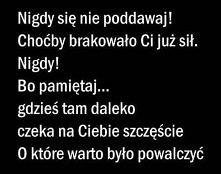 Chcesz przecież być szczęśliwy/a tak?!