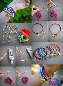 TĘCZOWA bransoletka