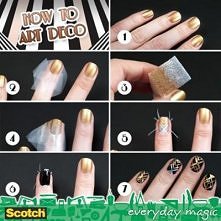 how to make, nail, art, deco