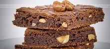 Brownies ciastka amerykańskie z orzechami