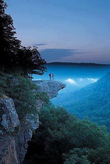 Hawksbill Crag/Whitaker Point Trail, Stan Arkansas, USA