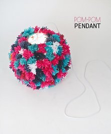 DIY. Kolorowy żyrandol. Link w obrazku.