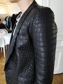 Balmain Homme SS12 Croc Blazer
