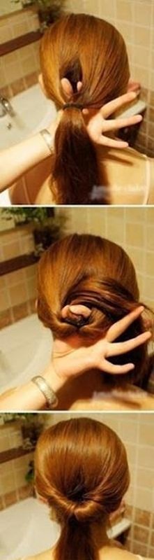 prosta i fajna fryzura :)