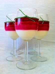 Malinowe mini serniki na zi...