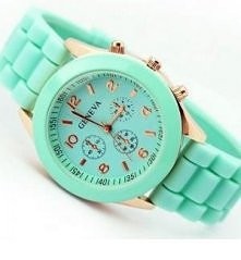 Miętowy zegarek <33 Ślic...