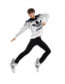 Jeremy Scott for Adidas FW13 model Simonas Pham