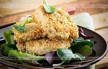 Łosoś w panierce sezamowej