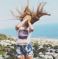 Plaża#Słońce#Długie#Włosy#E...