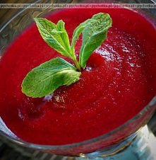 Chłodnik z malin Kingi