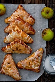 Rożki francuskie z jabłkiem
