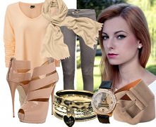 Nude i brzoskwinka :)