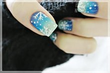 Śnieżny manicure