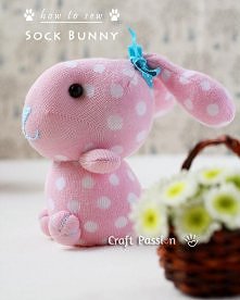  sew, sock, bunny, tutorial