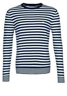 Farah Vintage THE OSCAR Sweter niebieski - Więcej info po kliku z duże zdjęcie -  Cena: 139 zł. Farah Vintage THE OSCAR Sweter niebieski Promocje w Zalando.pl | materiał zewnętr...