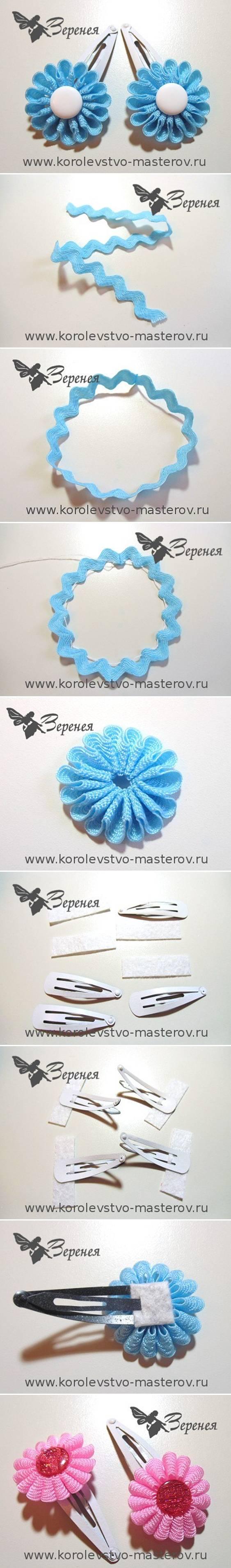 diy, braid, flower, tutorial