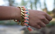  woven, chain, bracelet, tutorial