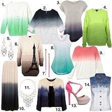 Ciuchy Ombre*-* 
Które Wybieracie?
Ja Bluzę 9;)