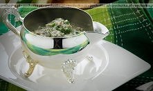 Kremowe risotto z serem roquefort, szpinakiem i tymiankiem