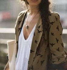 jaskółki na marynarce