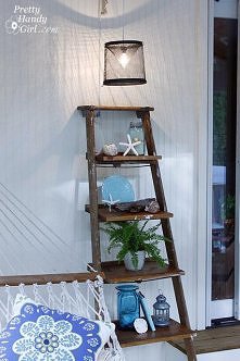  ladder, display, shelves, tutorial