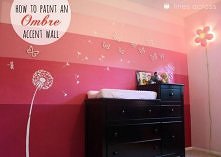 ściana ombre, nawet ciekawie wygląda