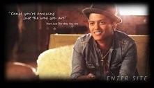 Bruno Mars- fragment jego piosenki just the way you are :D