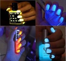 Lakiery świecące w ciemności.