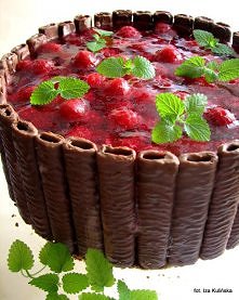 Sernik czekoladowo - orzech...