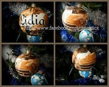 bombka imienna :) Lidia właśnie zdała prawo jazdy :)