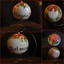 upominkowa bombka imienna :)2w1 Magda i Dietmar