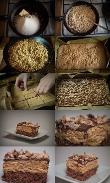 Składniki na biszkopt kakaowy:
4 jajka
4 łyżki mąki pszennej
4 łyżki mąki ziemniaczanej
8 łyżek cukru
2 łyżki kakao
łyżeczka proszku do pieczenia


Wykonanie biszkoptu:
Białka u...