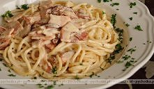 Spaghetti z parmezanem i bekonem Iwony